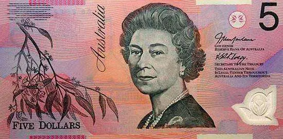 澳大利亚五元钞票笑话