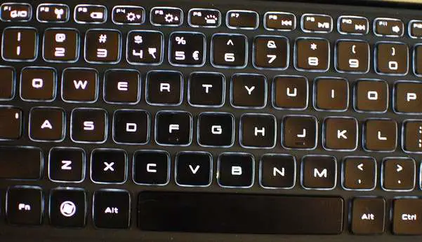 Backlit键盘 -  Dell Ultrabook Computs